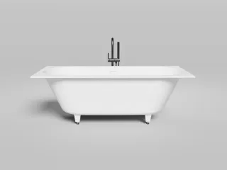 Ванна из искусственного камня Salini Ornella Axis Kit S-Stone 103523MRF 170x75см RAL полностью