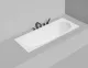 Ванна из искусственного камня Salini Ornella Axis Kit S-Sense 104713G 170x70см белый глянцевый