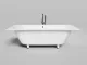 Ванна из искусственного камня Salini Ornella Axis S-Sense 103412G 190x90см белый глянцевый