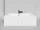 Ванна из искусственного камня Salini Ornella Axis Kit S-Sense 103512MRF 190x90см RAL полностью