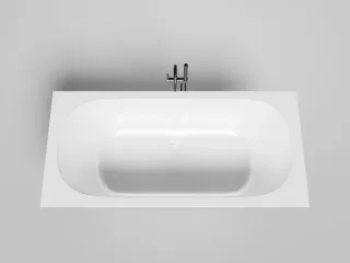 Ванна из искусственного камня Salini Ornella Axis Kit S-Sense 103512MRF 190x90см RAL полностью