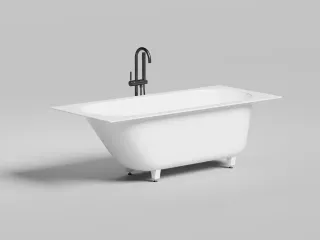 Ванна из искусственного камня Salini Ornella Kit S-Sense 102411MRH 170x75см RAL снаружи