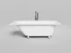 Ванна из искусственного камня Salini Ornella Kit S-Sense 102414M 170x80см белый матовый