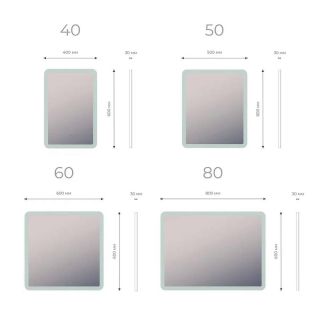 Зеркало с подсветкой Vigo Wing Classic 081 60 см