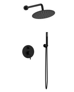 Душевая система скрытого монтажа Raiber Graceful RPB-005 чёрный матовый