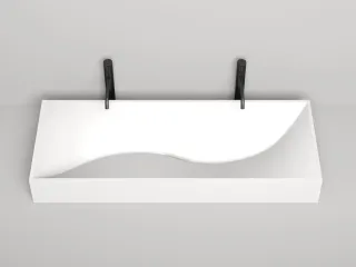 Накладная раковина Salini Sonata S-Stone 1401201MRH 120см RAL снаружи