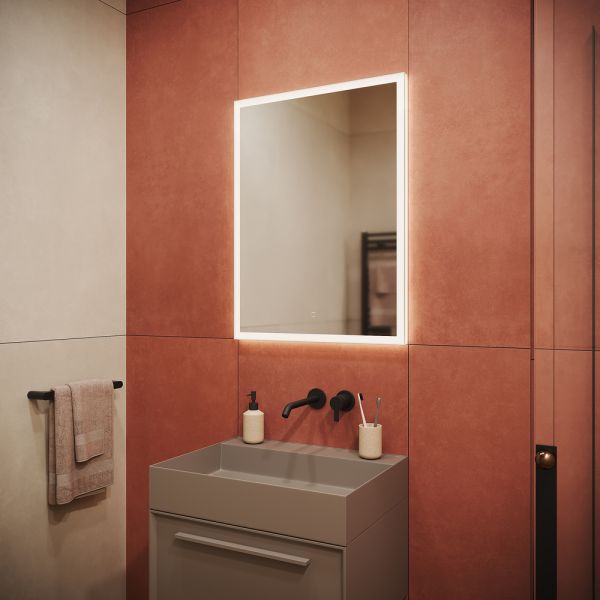 Зеркало с подсветкой Sancos Palace PA600 60см с сенсорным выключателем