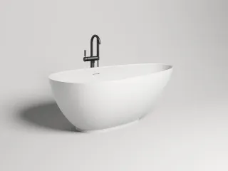 Ванна из искусственного камня Salini Paola S-Stone 101511SMRH 160x77см RAL снаружи