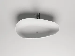 Ванна из искусственного камня Salini Paola In S-Stone 101611SMRF 160x77см RAL полностью