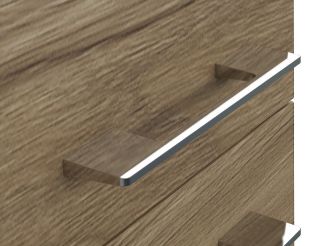 Пенал Cersanit подвесной LARA 30 универсальный орех