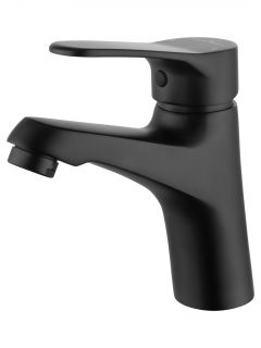 Смеситель для раковины Wonzon & Woghand WW-A40212-MB чёрный матовый