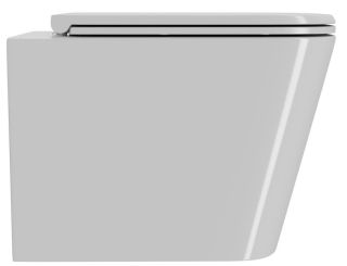 Подвесной унитаз Point Ника PN41081 безободковый белый