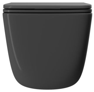 Подвесной унитаз Point Меркурий PN41831GM безободковый графит