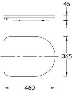 Сиденье для унитаза Kerama Marazzi Pompei PO.seat.01\WHT Soft close + Clip up белый