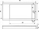 Поддон для душа Good Door Stella 140x90 с сифоном