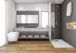 Поддон литьевой GOOD DOOR Essentia ГРАФИТ 110x70 см