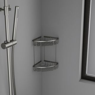 Полка угловая двойная Timo Saona 13082/18 чёрное золото