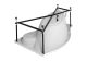 Каркас для ванны Aquanet Palma 242144 L/R 170x90/60 см