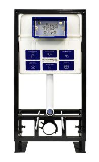 SET Инсталляция Sava Free Standing+клавиша смыва SMART белый глянец квадр.