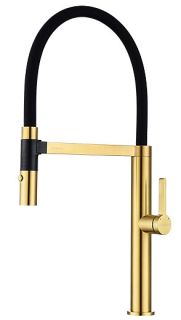 Смеситель для кухни Paulmark Leader Le214101-BG брашированное золото