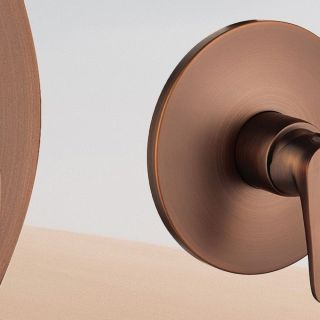 Встраиваемый смеситель Swedbe Terracotta 2557 с подключением на один выход бронза