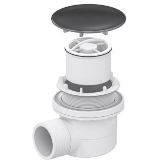 Сифон для душевого поддона RGW Velplex QYD-06 18241106-02 графит