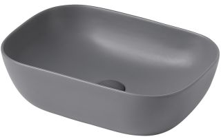 Раковина ABBER Rechteck 46см серый матовый AC2200MG