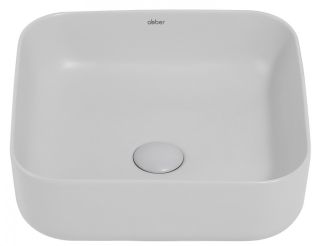 Раковина ABBER Rechteck AC2211MLG 39см светло-серый матовый