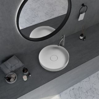 Раковина ABBER Stein AS2604 40см белый матовый