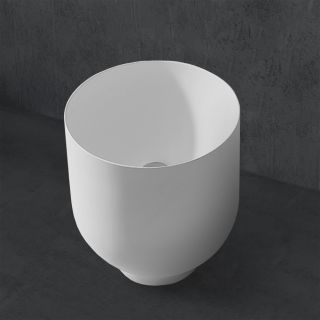 Раковина ABBER Stein AS2618 40см белый матовый