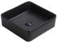 Раковина накладная Azario 41.5х41.5х13.5 фаянс, цвет Черный (AZ7050DMB)