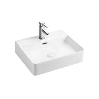 Раковина накладная Azario 50х42х12 фаянс (AZ2173S)