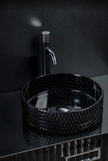 Раковина накладная Boheme чёрный 817-B