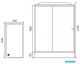 Душевая кабина Royal Bath HP левая стекло белое/матовое 120x80см RB8120HP6-WC-L