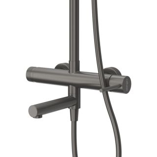 Душевая стойка CEZARES RELAX-CVD-GM оружейная сталь