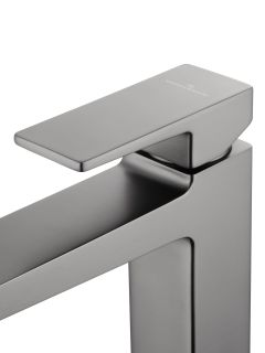 Смеситель для раковины Wonzon & Woghand Cube 2.0 WW-88018068-BGM тёмный графит