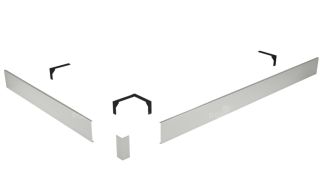 Экран для душевого поддона RGW N/ST-21 W 50231574-01 70x140см белый