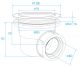 Сифон для душевого поддона RGW S-010 9см