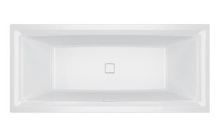 Акриловая ванна Riho Still Square Fall Plug and Play B099061005 L заполнение через перелив 180х80см белый