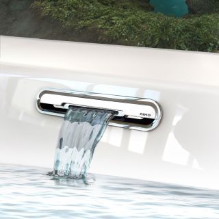 Акриловая ванна Riho Still Square Fall Plug and Play B099061005 L заполнение через перелив 180х80см белый