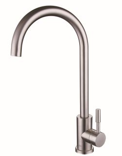 Смеситель для кухни РМС SUS124-017F нержавеющая сталь