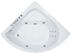 Гидромассажная ванна Royal Bath Rojo Comfort 150x150см белый RB375201CO