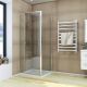 Душевой уголок Veconi Rovigo RV-026, 1000х700х1950, хром, стекло прозрачное