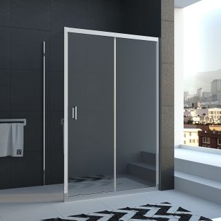 Душевой уголок Veconi Rovigo RV-046, 1000х1200х1950, хром, стекло прозрачное