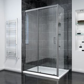 Душевой уголок Veconi Rovigo RV-055GM, 1500х800х1950, оружейная сталь, прозрачное стекло