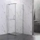 Душевой уголок Veconi Rovigo RV-18, 1000х900х2000, хром, стекло прозрачное
