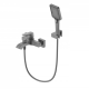 Смеситель для ванны с душем Wonzon & Woghand Flex WW-88037072-BGM тёмный графит
