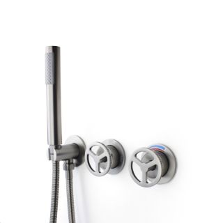 Душевая система встраиваемая Bronze de Luxe LIBERTY 5011GG-F, графит