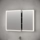 Зеркальный шкаф с подсветкой Sancos Evoke SC80100 100 см серый