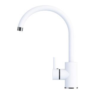 Смеситель для кухни Tolero Элара белый 464100